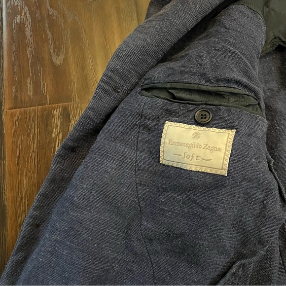 Ermenegildo Zegna men’s sports coat silk linen blend 40S - Picture 5 of 13